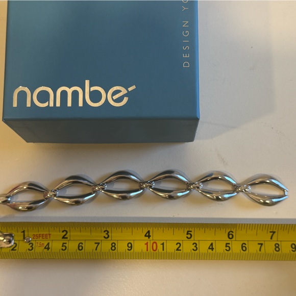 Nambe Silver Leaf Motif Bracelet - Picture 3 of 8